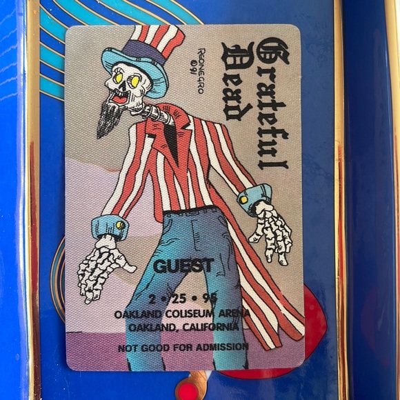 Grateful Dead Backstage Pass 2/25/95 - Picture 1 of 2